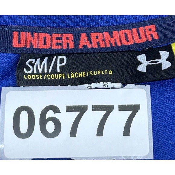 Under Armour Track Jacket Mens Small Blue Loose Coupe Full Zip Long Sleeve - Picture 9 of 9